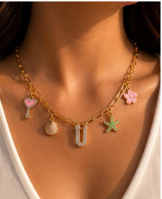 Charm Necklace stainless steel